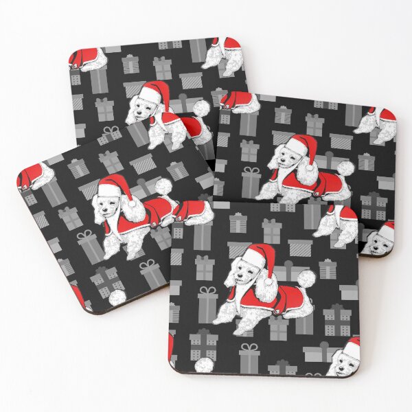 Item preview, christmas santa claus poodle  designed and sold by Gossip Rag.