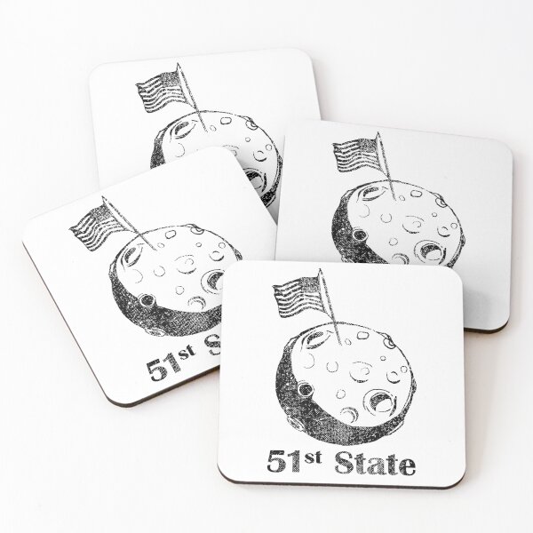Artikelvorschau, 51. Staatsoperation Machen Sie den Mond zum 51. Bundesstaat der USA entworfen und verkauft von MyBeesTees.