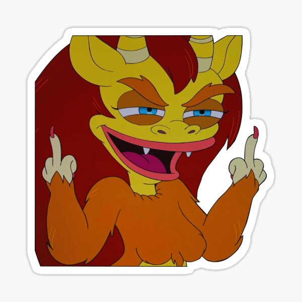 Hormone monstress big mouth Sticker