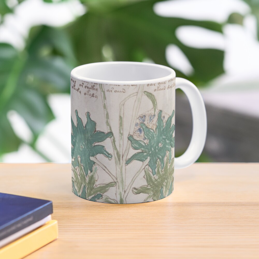 Voynich Manuscript. Illustrated codex hand-written in an unknown writing system Coffee Mug
