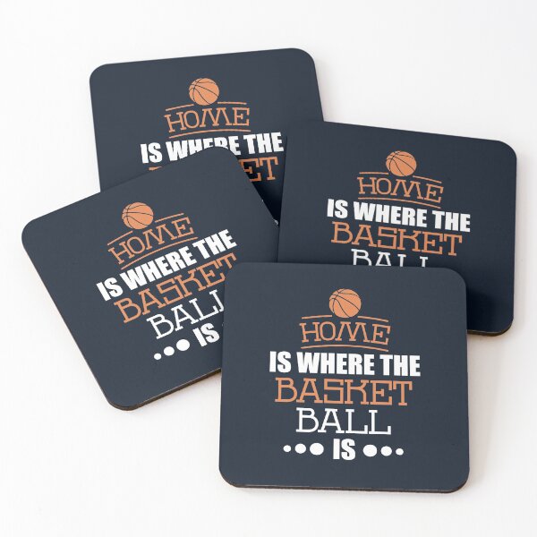 Item preview, "Home Is Where The Basketball Is." Funny Graphic T-Shirts, Mugs, and More designed and sold by TheShirtBay.
