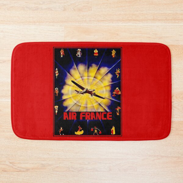 Item preview, AIR FRANCE : Vintage Airline Travel Advertising Print designed and sold by posterbobs.