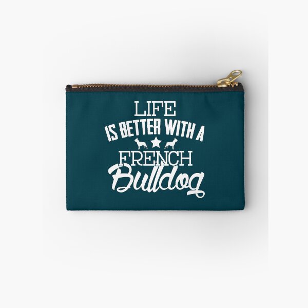 Item preview, "Life Is Better With A French Bulldog" Funny Graphic T-Shirts, Mugs, and More designed and sold by TheShirtBay.