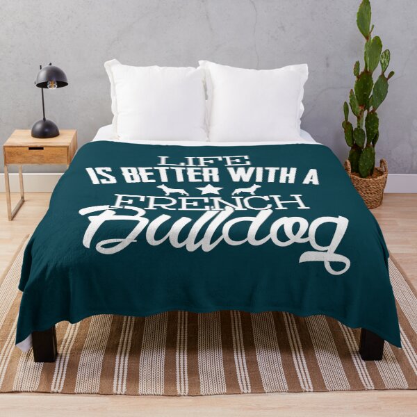 Item preview, "Life Is Better With A French Bulldog" Funny Graphic T-Shirts, Mugs, and More designed and sold by TheShirtBay.
