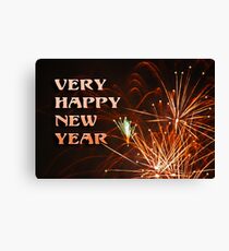 Happy New Year........ Canvas Print