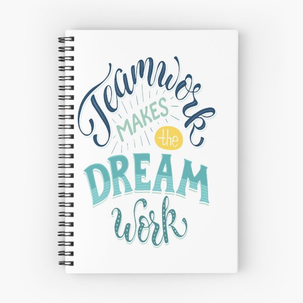Item preview, Teamwork Makes The Dream Work Inspirational Quotes designed and sold by ProjectX23.