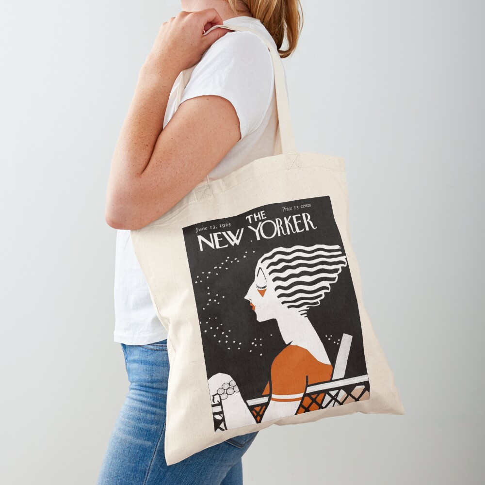 NEW YORKER : Vintage 1935 Magazine Cover Print Tote Bag