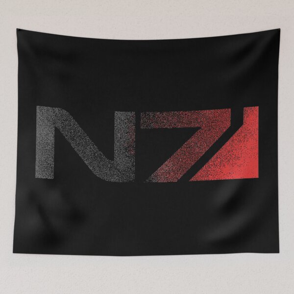 Item preview, Mass Effect N7 Distressed Logo designed and sold by bendups.