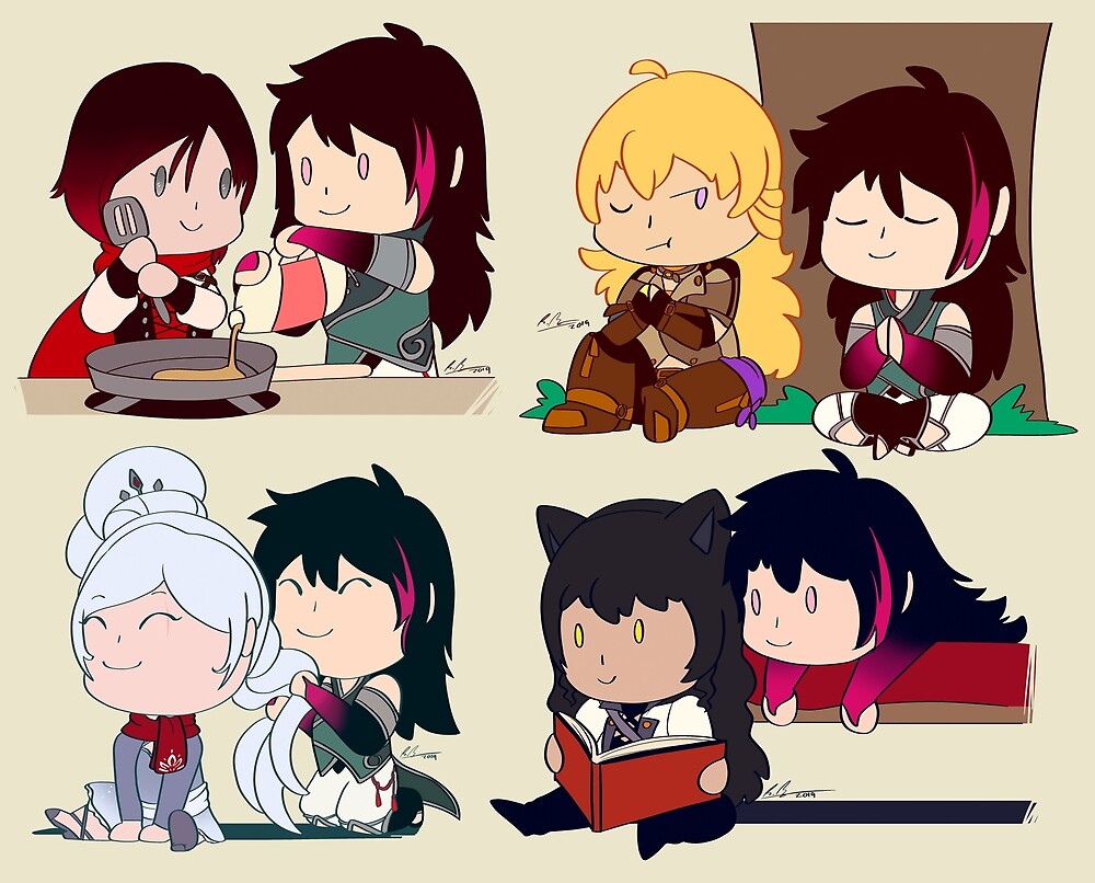 Ren Rwby Chibis By Epikbecky Redbubble 0043