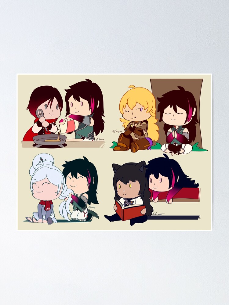 Ren Rwby Chibis Poster For Sale By Epikbecky Redbubble 1763