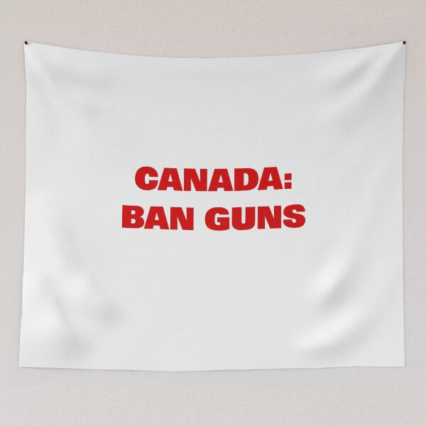 Item preview, Canada Ban Guns Anti-Violence Bold Text designed and sold by TinyStarCanada.