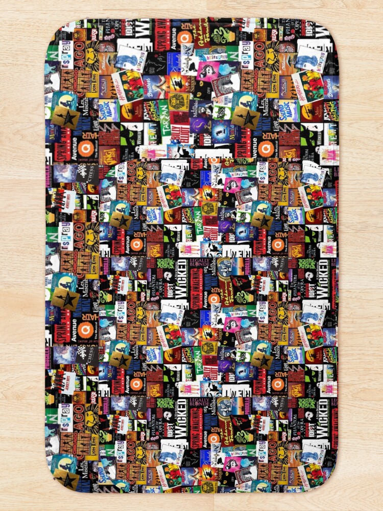 Alternate view of Musicals Collage II Bath Mat