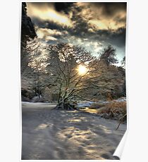 A county Down Winter Scene Poster