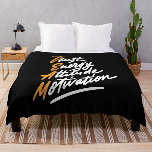 Item preview, Team Trust Energy Attitude Motivation Inspirational Quotes designed and sold by ProjectX23.