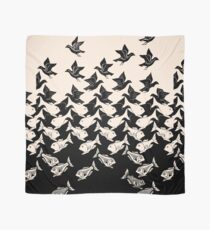 Fisch und Vögel Art Deco Tessellation Tuch