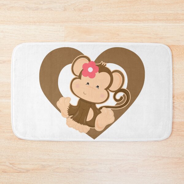 Item preview, Cute Baby Monkey Heart designed and sold by eternallygifted.