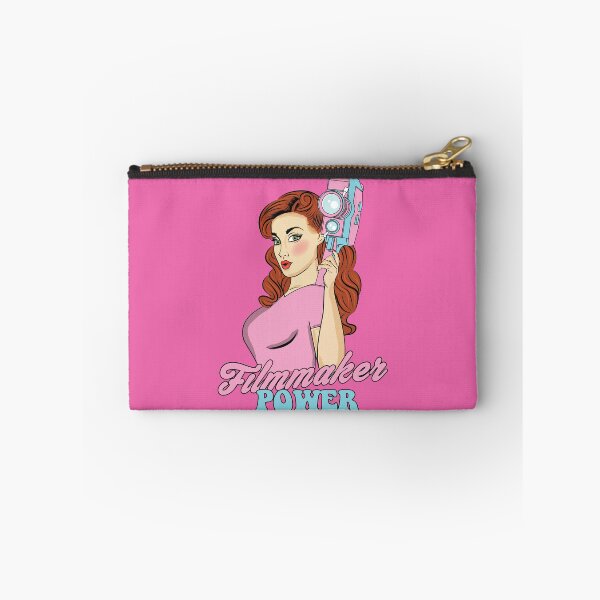 Item preview, Retro Filmmaker Girl Cartoon Art designed and sold by MrEddie10.