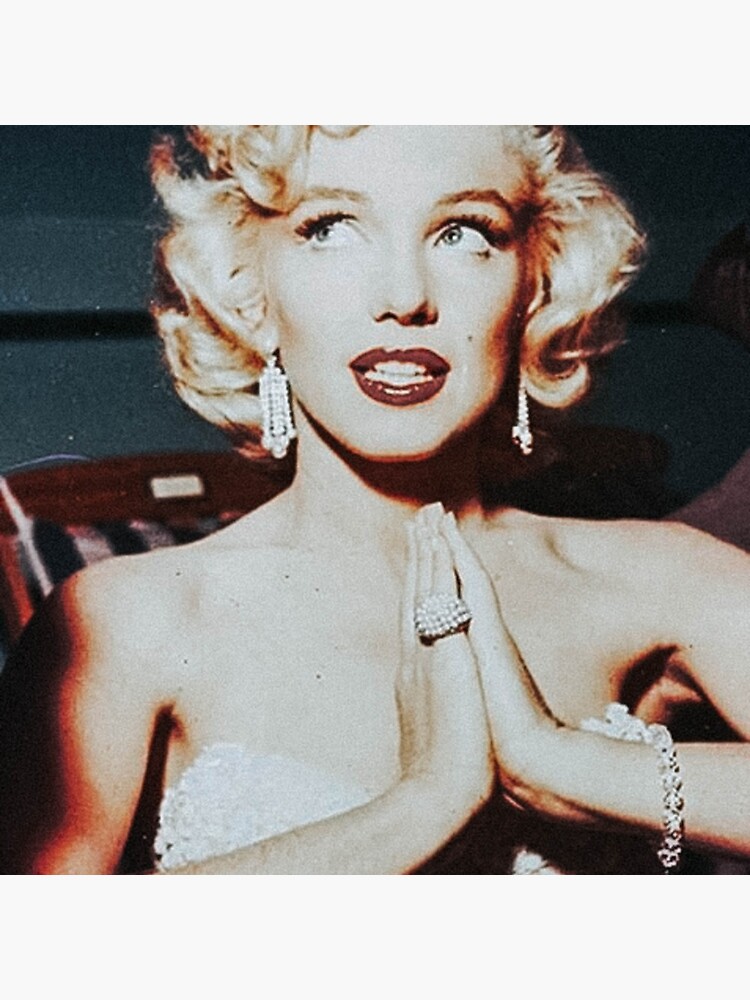 Marilyn Monroe in Praying Pose by Angelacassiani