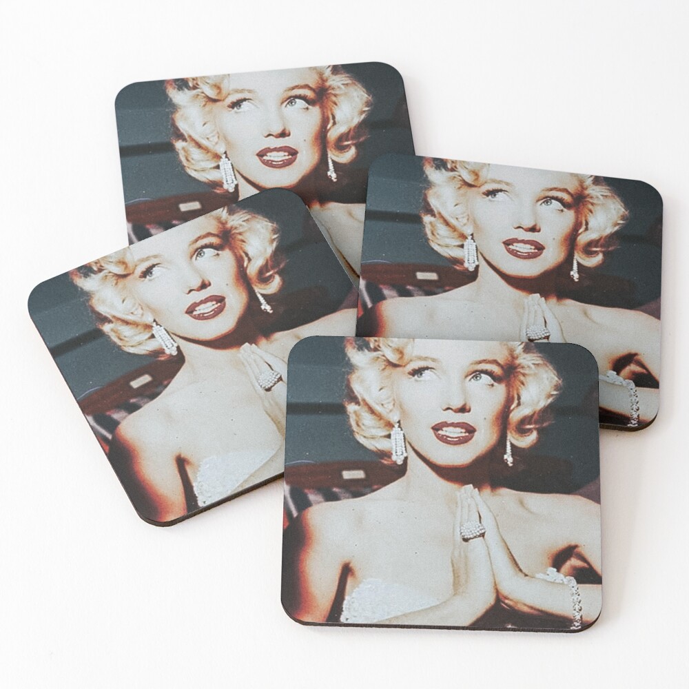 Marilyn Monroe in Praying Pose Coasters (Set of 4)