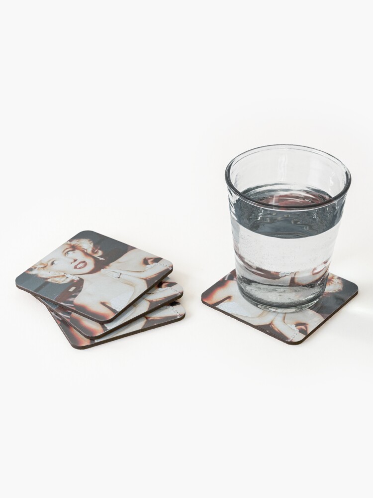 Alternate view of Marilyn Monroe in Praying Pose Coasters (Set of 4)