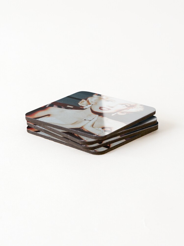 Alternate view of Marilyn Monroe in Praying Pose Coasters (Set of 4)