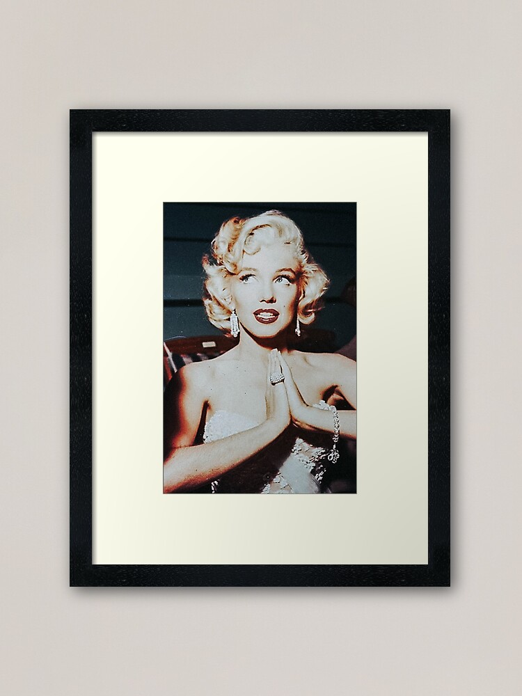 Marilyn Monroe Quote Wall Art Poster Print Cool Gift All Sizes Frame