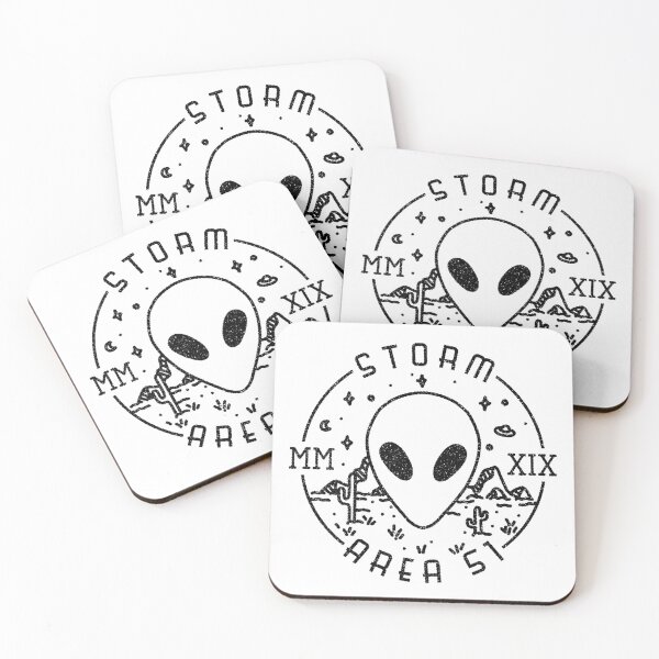 Item preview, Storm Area 51 Vintage Stamp Logo (Black) designed and sold by kris.studio.