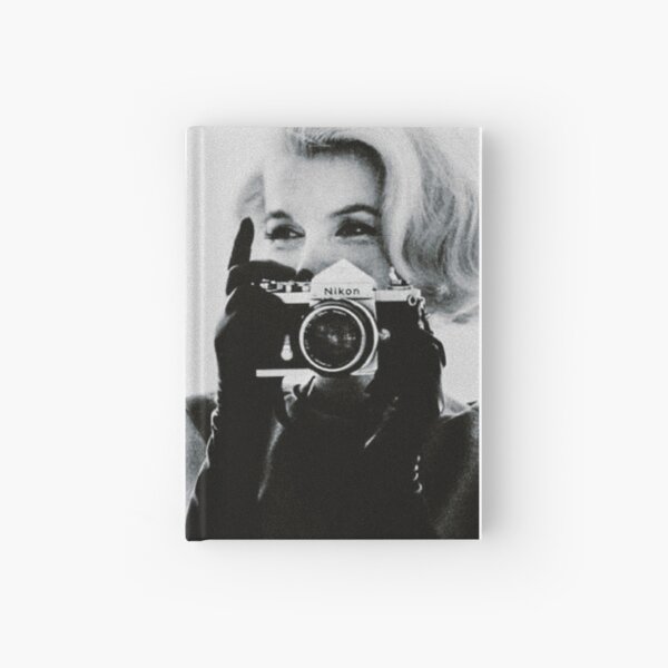 Marilyn Monroe with her Camera Hardcover Journal