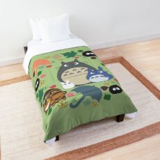 Green Totoro Wreath - My Neighbor Totoro Comforter