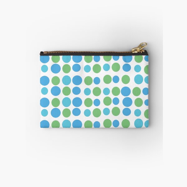 Item preview, Blue Green Circles Modern Decorative Abstract Mosaic Pattern designed and sold by SubtleSplit.
