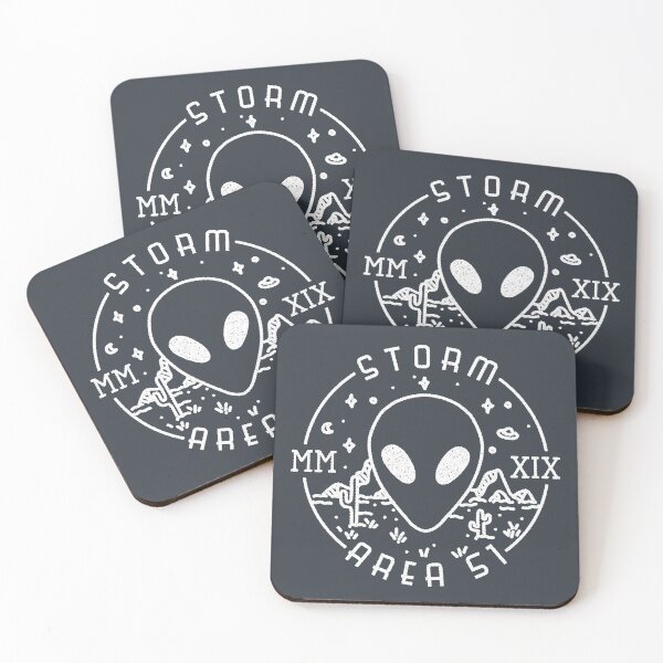 Item preview, Storm Area 51 Vintage Stamp Logo (White) designed and sold by kris.studio.