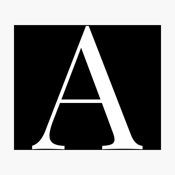 Item preview, Alphabet A designed and sold by marosharaf.