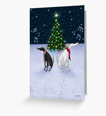 The Carol Hounds Greeting Card