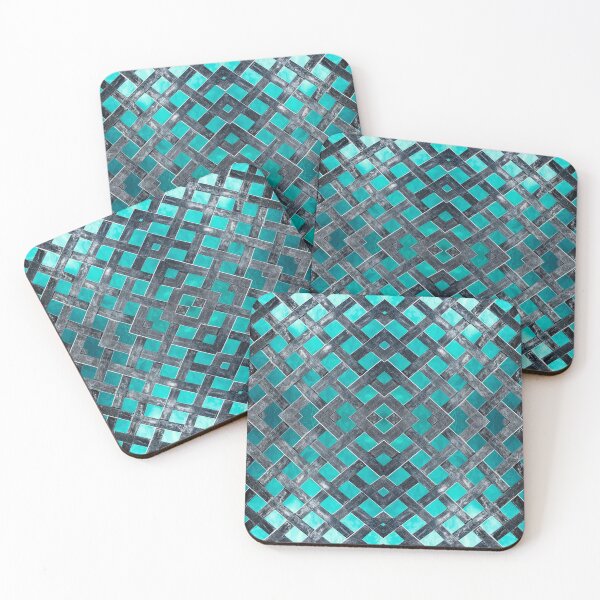 Item preview, Kaleidoscopic catamaran web mesh geoemetric  pattern designed and sold by Liam Warr.