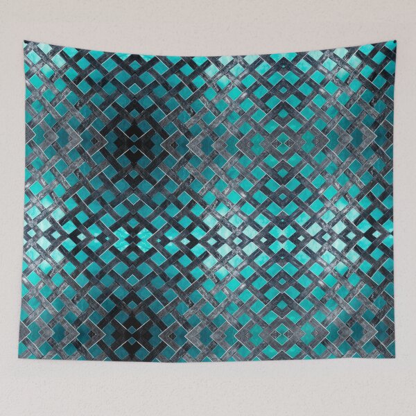 Item preview, Kaleidoscopic catamaran web mesh geoemetric  pattern designed and sold by Liam Warr.