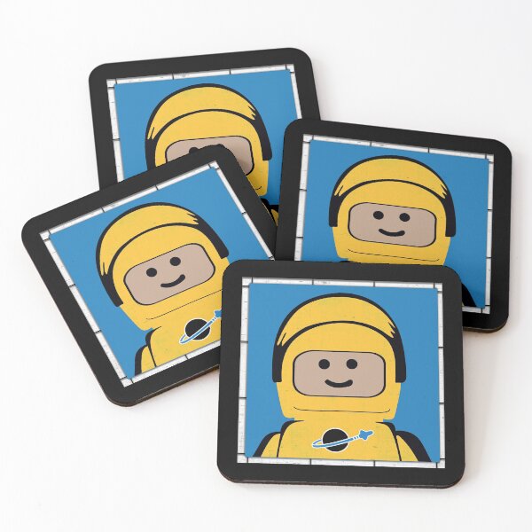 Lego Spaceman Coasters (Set of 4)
