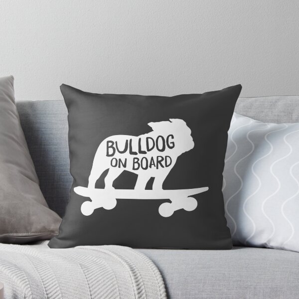 Item preview, Bulldog on Board | Dog Riding Skateboard designed and sold by Jenn Inashvili.