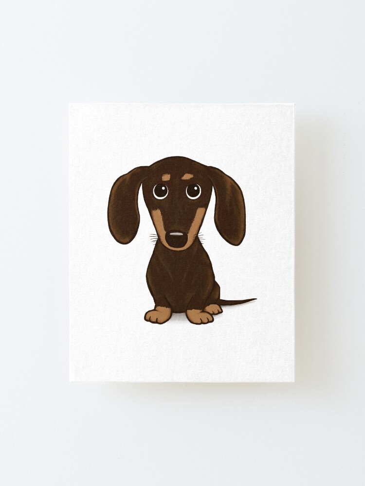 chocolate weenie dog