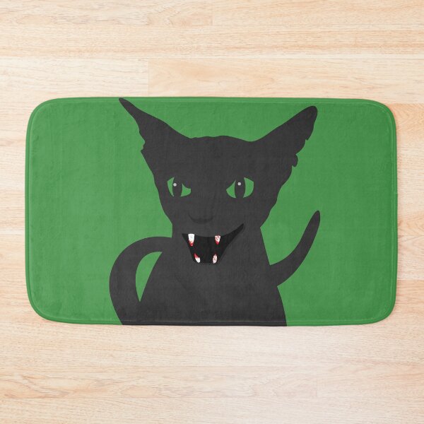 Item preview, Mean and Bloody Halloween Black Cat designed and sold by HectorCantres.