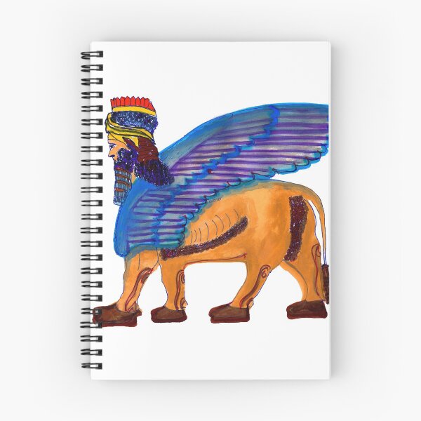 Item preview,  Lamassu Assyrian Art  | bull king | historical painting |Mesopotamian influence| Mesopotamia | Assyrian art | mythology  designed and sold by KARTICK DUTTA.