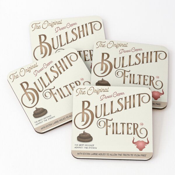 Item preview, Bullshit filter designed and sold by bluehair.