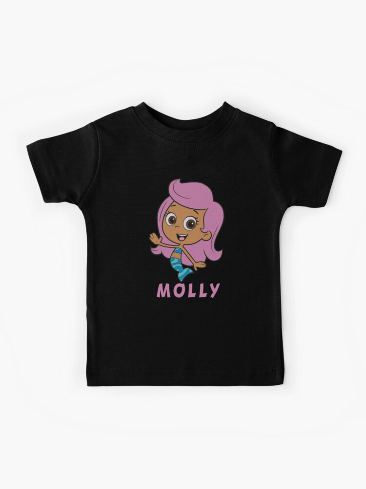 Little Girls Personalized Molly Bubble Guppie Birthday Shirt Molly Bubble Guppie Shirt 