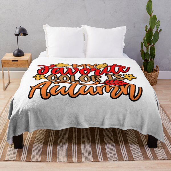 Item preview, My Favorite Color is Autumn : Colorful Artistic Typography design designed and sold by Department61.