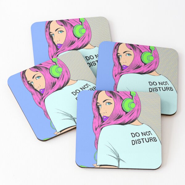 Item preview, Pink Hair Do Not Disturb Girl designed and sold by DGsmirk.