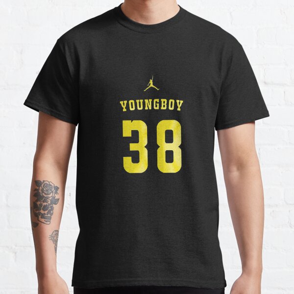 Maillot NBA Youngboy 38, équipement Youngboy, chemises, etc. T-shirt classique