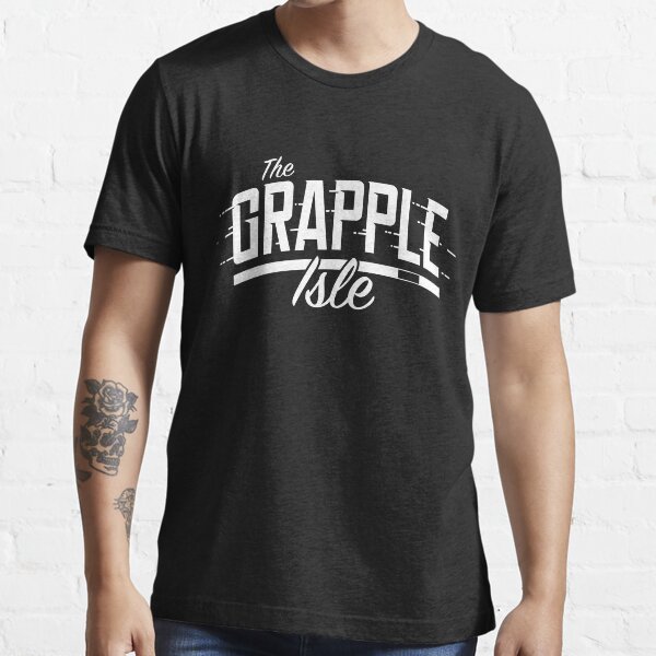 Grapple Isle Logo – White Essential T-Shirt