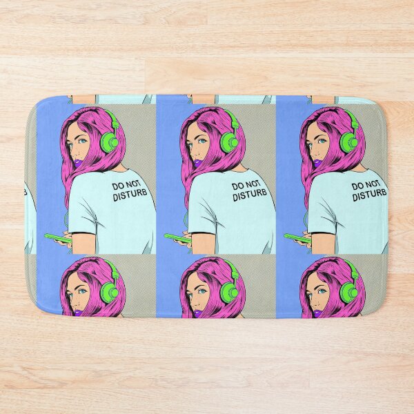 Item preview, Pink Hair Do Not Disturb Girl designed and sold by DGsmirk.