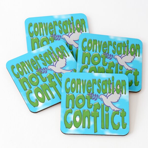 Item preview, CONVERSATION NOT CONFLICT designed and sold by Paparaw.