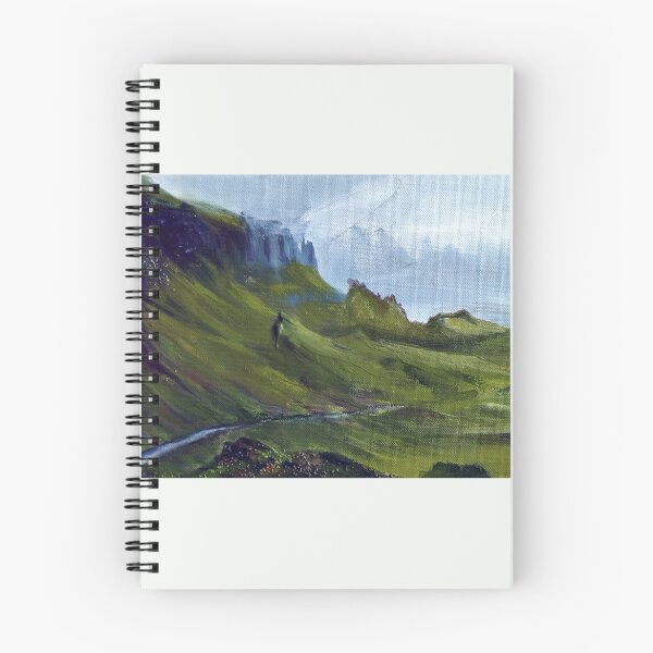 Item preview, The Quiraing - Isle of Skye, Scottish Landscape Painting designed and sold by Genevieve Cseh.