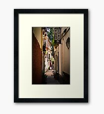 Streets of Seville Framed Print